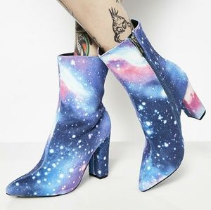 Brand NEW!! 🌠Galaxy Print Ankle Boots🌠